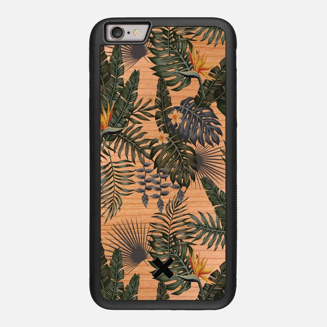 Flora Case for the Apple iPhone 6 Plus featuring a UV Printed Cherry Wood backer with the Keyway X Mark#Phone Model_iPhone 6 Plus