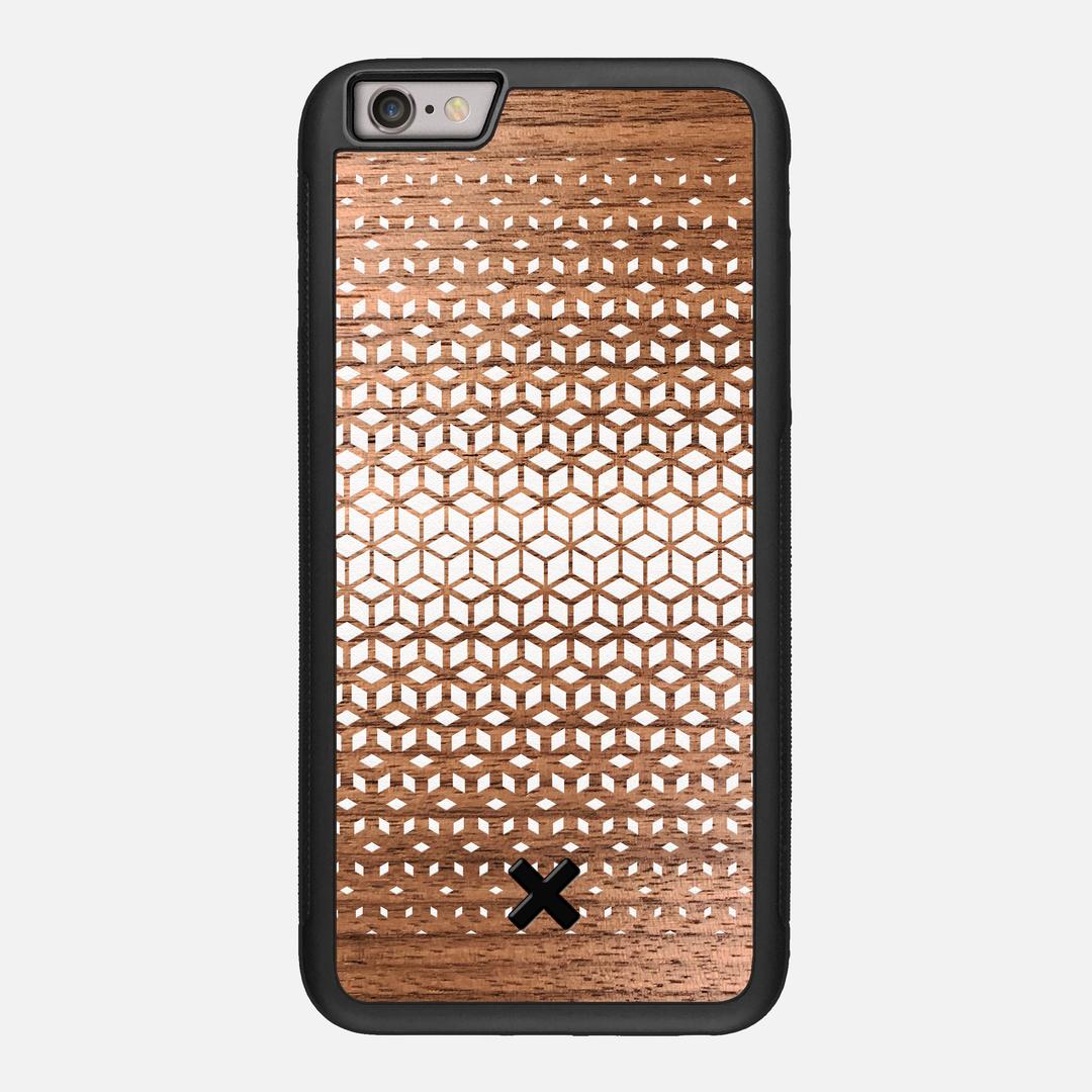 Geo Case for the Apple iPhone 6 Plus featuring a UV Printed Walnut Wood backer with the Keyway X Mark#Phone Model_iPhone 6 Plus