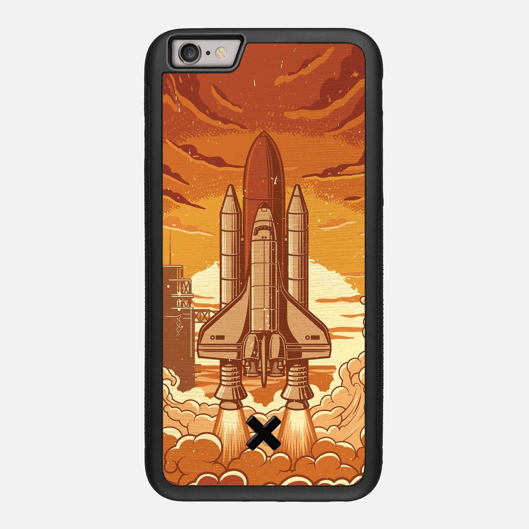 Launch Case for the Apple iPhone 6 Plus featuring a UV Printed Wenge Wood backer with the Keyway X Mark#Phone Model_iPhone 6 Plus