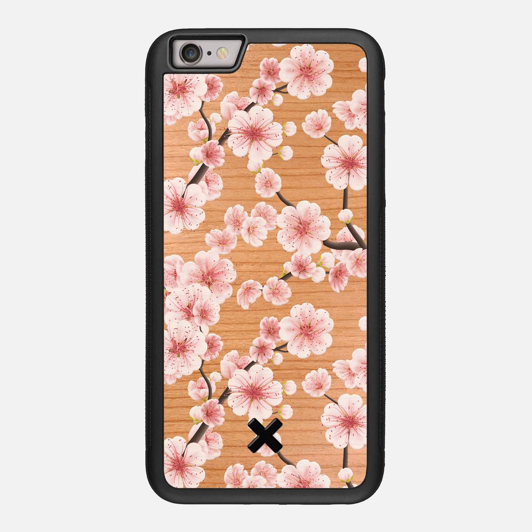 Sakura Case for the Apple iPhone 6 Plus featuring a UV Printed Cherry Wood backer with the Keyway X Mark#Phone Model_iPhone 6 Plus