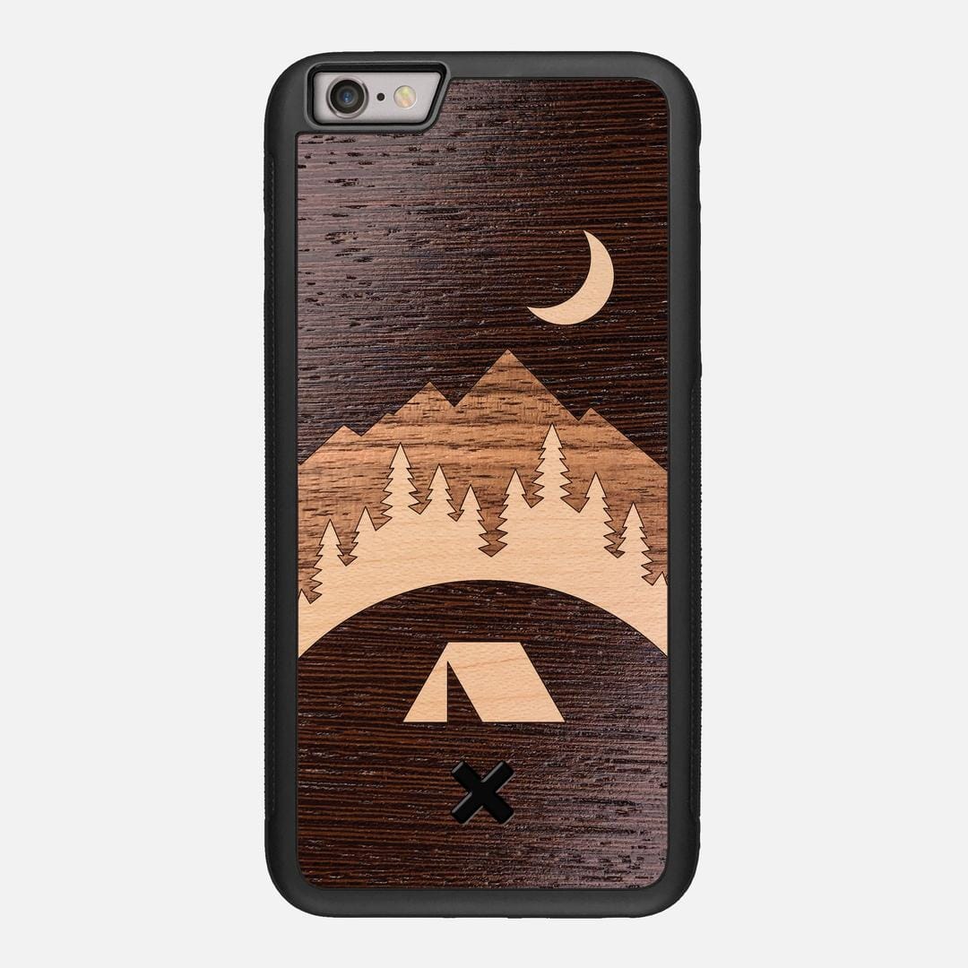 Woodland Case for the Apple iPhone 6 Plus featuring a Wenge, Maple, and Walnut Wood backer with the Keyway X Mark#Phone Model_iPhone 6 Plus