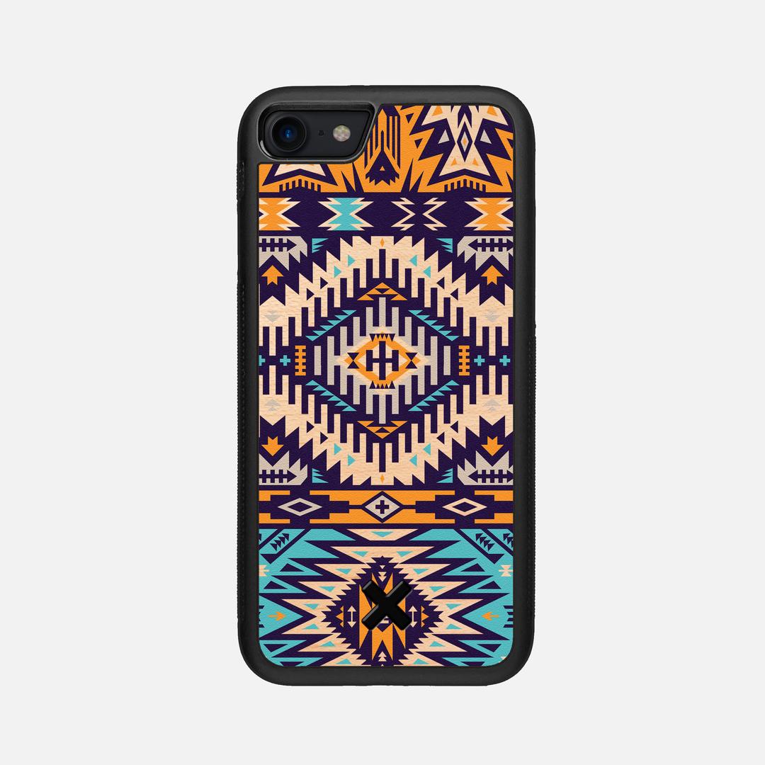 Aztec Case for the Apple iPhone 7 featuring a UV Printed Maple Wood backer with the Keyway X Mark#Phone Model_iPhone 7