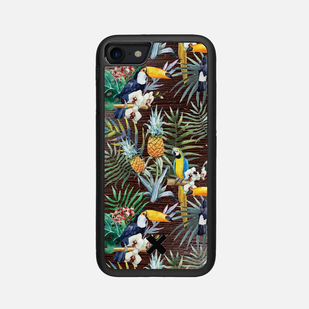 Tropic Case for the Apple iPhone 7 featuring a UV Printed and Wenge Wood backer with the Keyway X Mark#Phone Model_iPhone 7