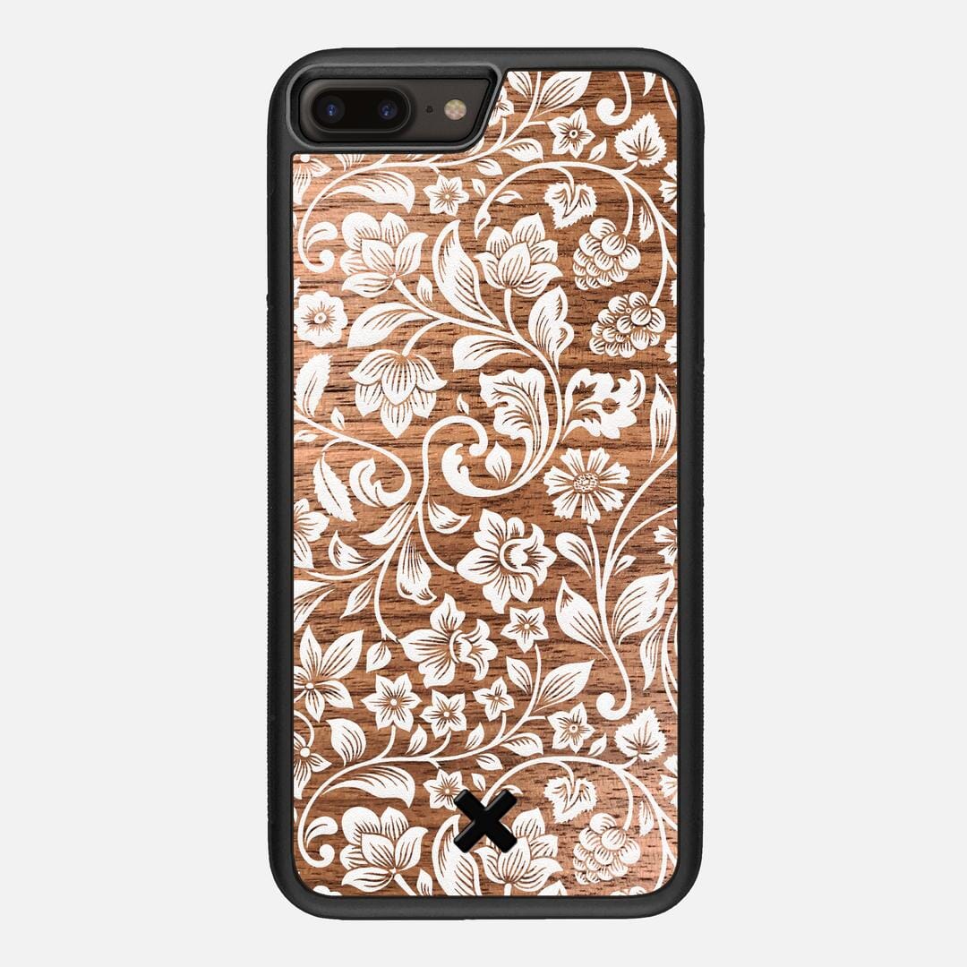 Blossom Case for the Apple iPhone 7 Plus featuring a UV Printed Walnut Wood backer with the Keyway X Mark#Phone Model_iPhone 7 Plus