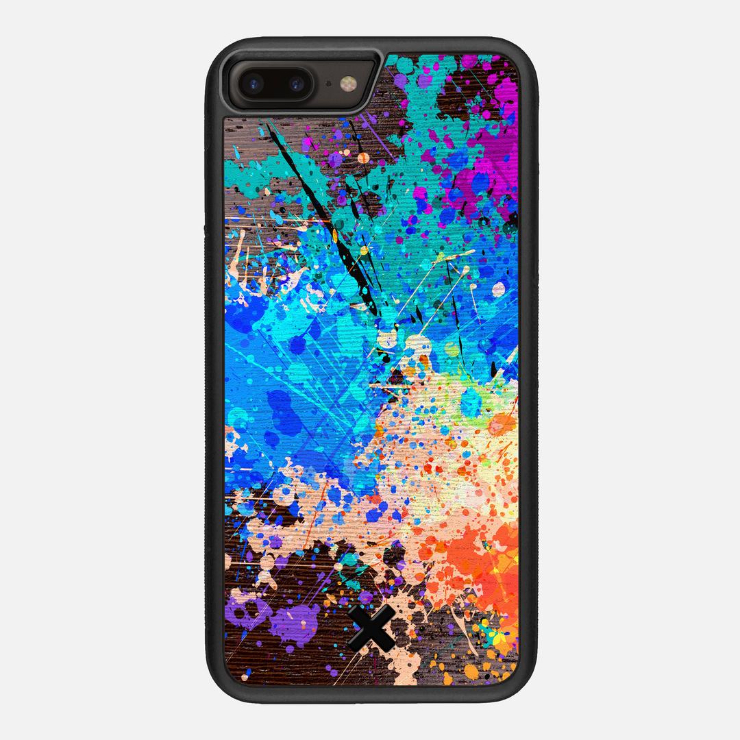 Chroma Case for the Apple iPhone 7 Plus featuring a UV Printed Wenge Wood backer with the Keyway X Mark#Phone Model_iPhone 7 Plus