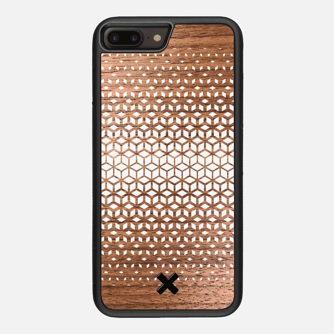 Geo Case for the Apple iPhone 7 Plus featuring a UV Printed Walnut Wood backer with the Keyway X Mark#Phone Model_iPhone 7 Plus