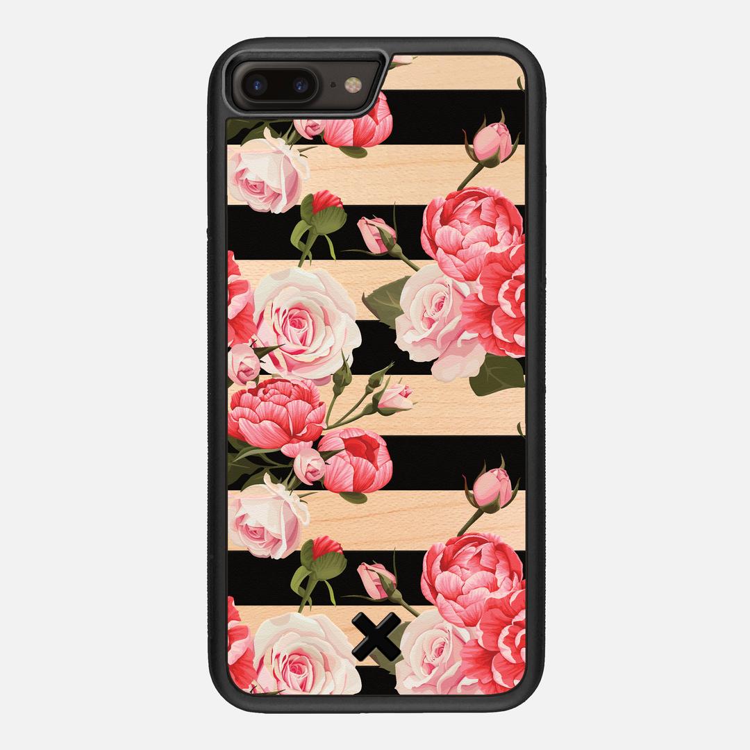 Peony Case for the Apple iPhone 7 Plus featuring a UV Printed Maple Wood backer with the Keyway X Mark#Phone Model_iPhone 7 Plus
