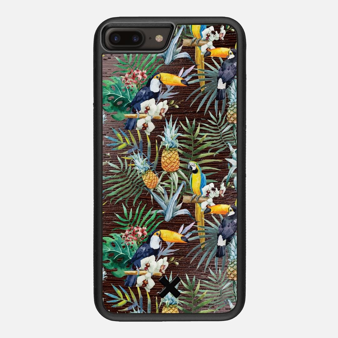 Tropic Case for the Apple iPhone 7 Plus featuring a UV Printed and Wenge Wood backer with the Keyway X Mark#Phone Model_iPhone 7 Plus