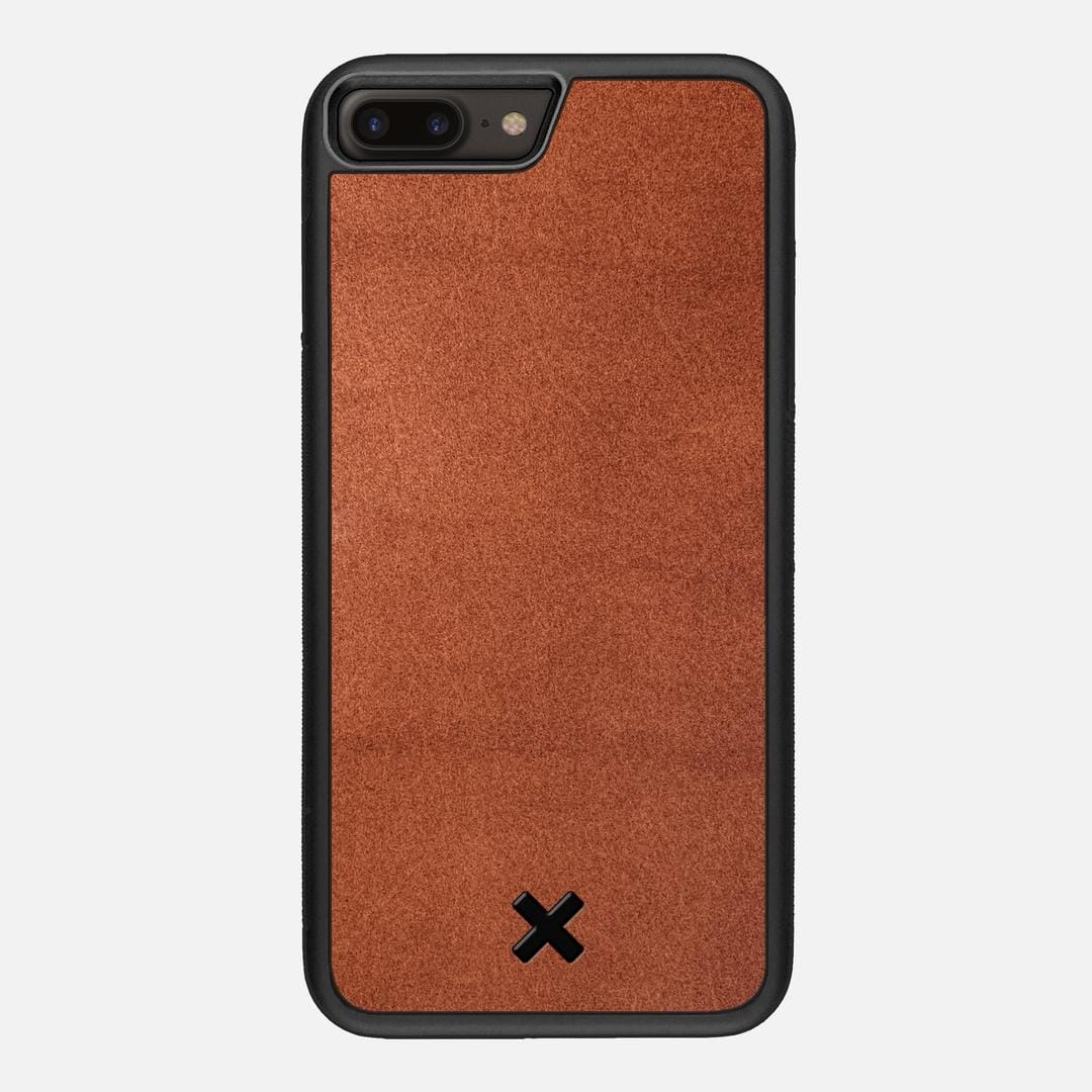 Whiskey Leather Case for the Apple iPhone 7 Plus featuring a Genuine Leather backer with the Keyway X Mark#Phone Model_iPhone 7 Plus
