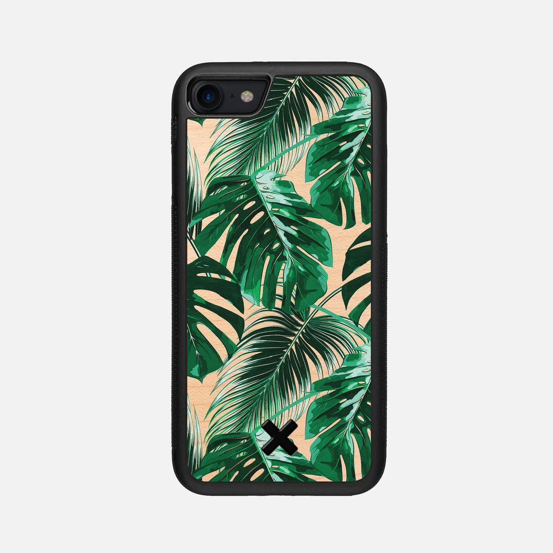 Palm Case for the Apple iPhone 8 featuring a UV Printed Maple Wood backer with the Keyway X Mark#Phone Model_iPhone 8