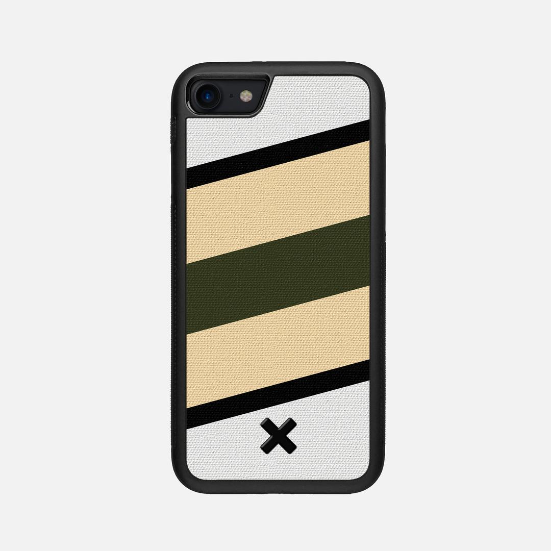 Ridge Case for the Apple iPhone 8 featuring a UV Printed Cotton Canvas backer with the Keyway X Mark#Phone Model_iPhone 8
