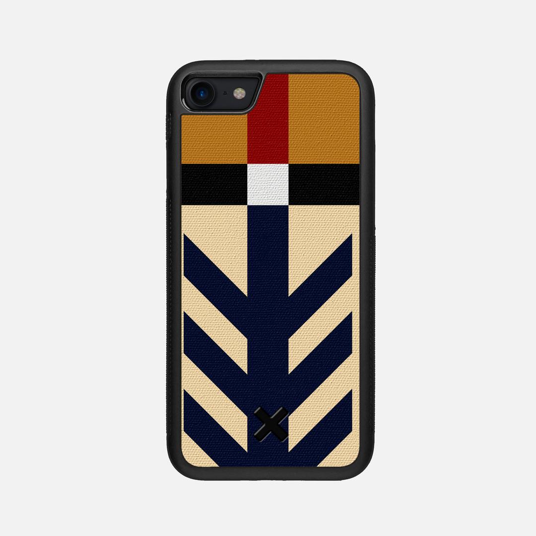 Trail Case for the Apple iPhone 8 featuring a UV Printed Cotton Canvas backer with the Keyway X Mark#Phone Model_iPhone 8