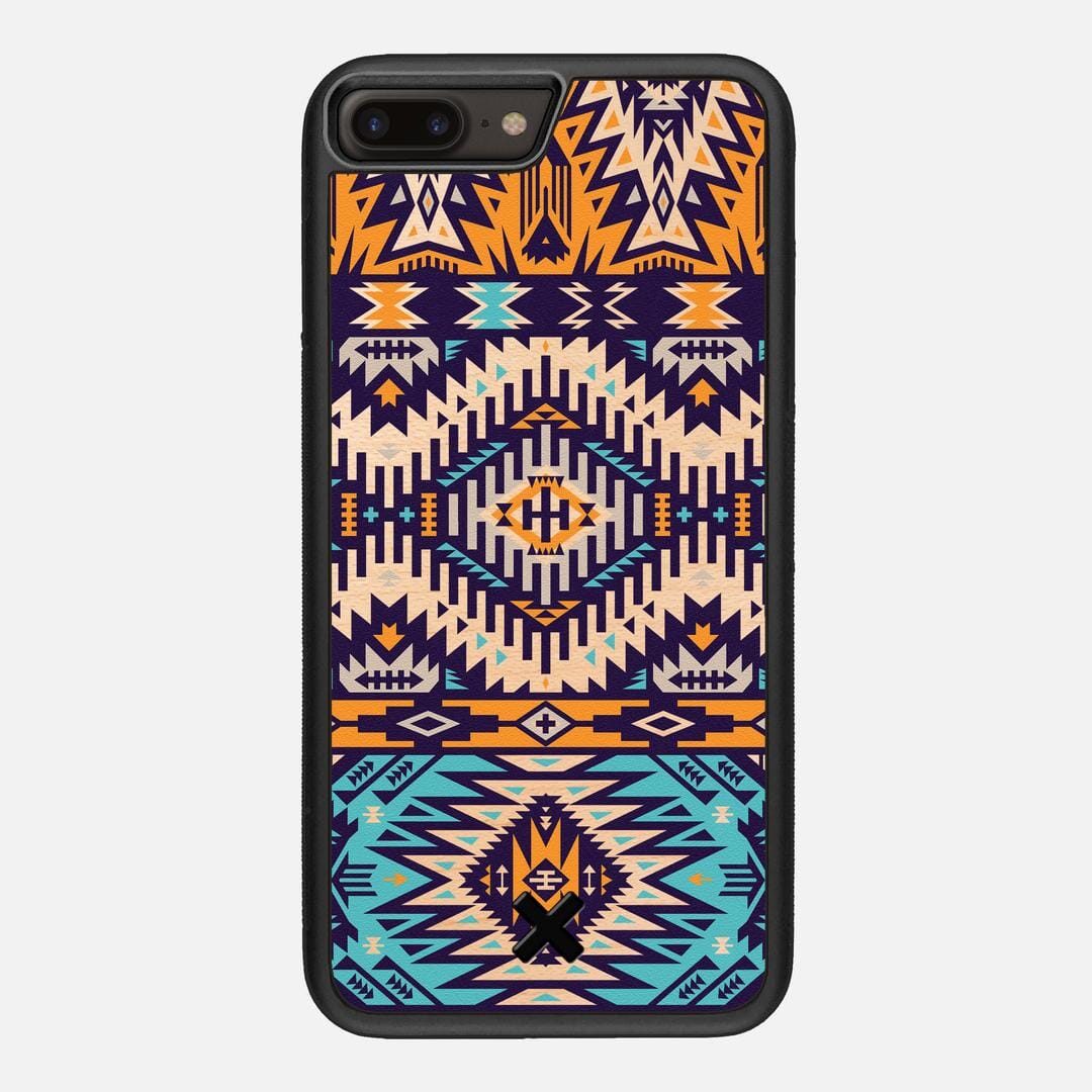 Aztec Case for the Apple iPhone 8 Plus featuring a UV Printed Maple Wood backer with the Keyway X Mark#Phone Model_iPhone 8 Plus