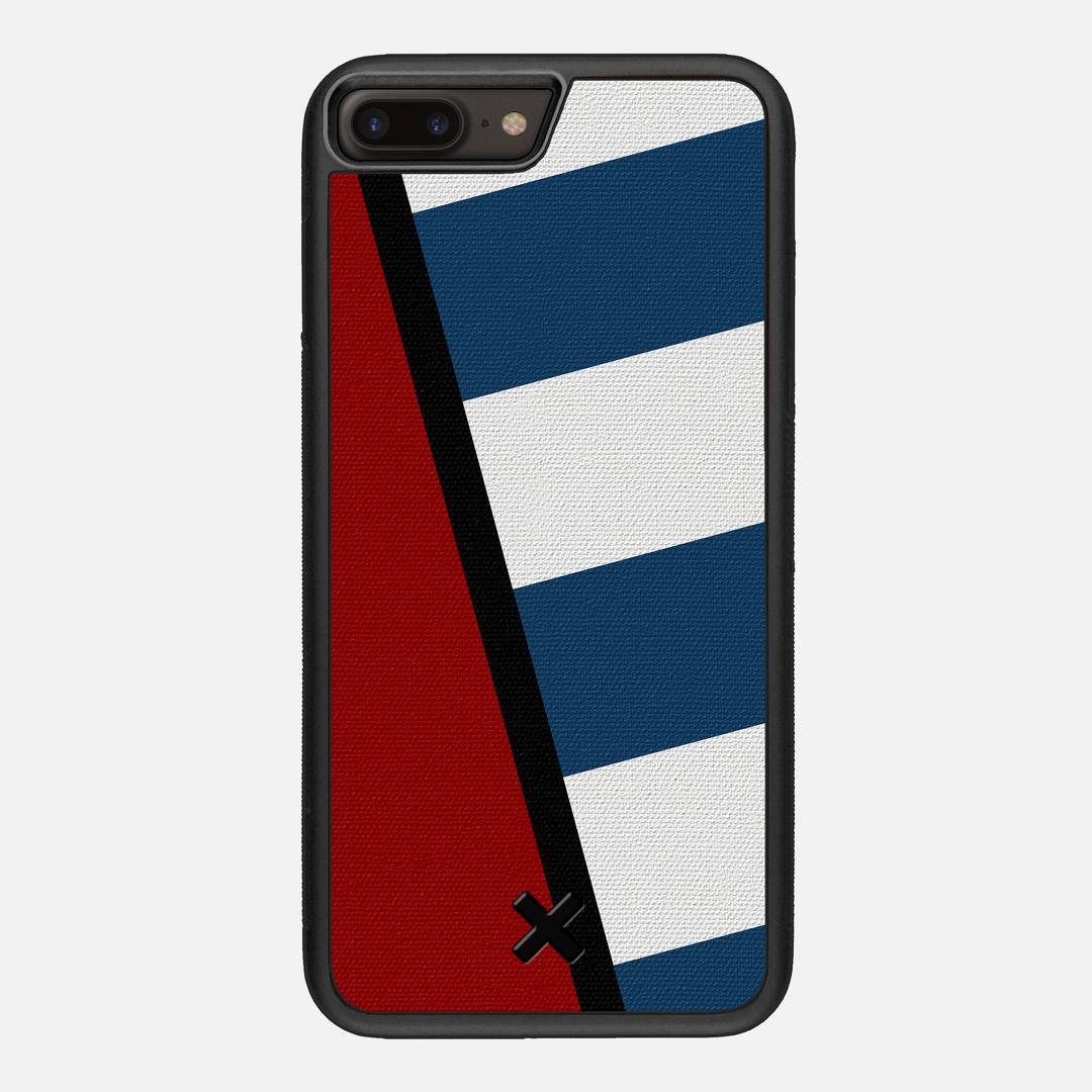 Bluff Case for the Apple iPhone 8 Plus featuring a UV Printed Cotton Canvas backer with the Keyway X Mark#Phone Model_iPhone 8 Plus
