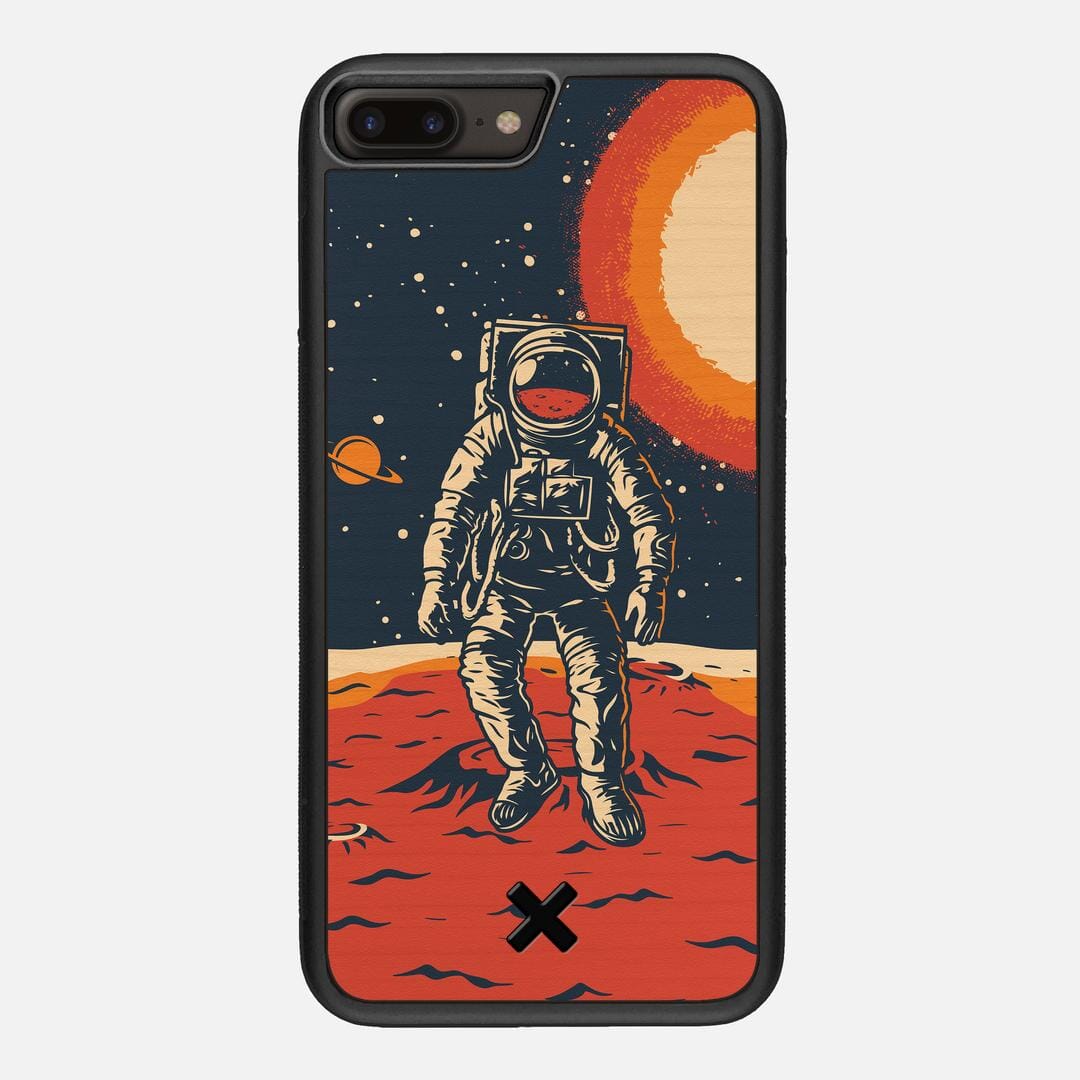 Cosmo Case for the Apple iPhone 8 Plus featuring a UV Printed Wenge Wood backer with the Keyway X Mark#Phone Model_iPhone 8 Plus