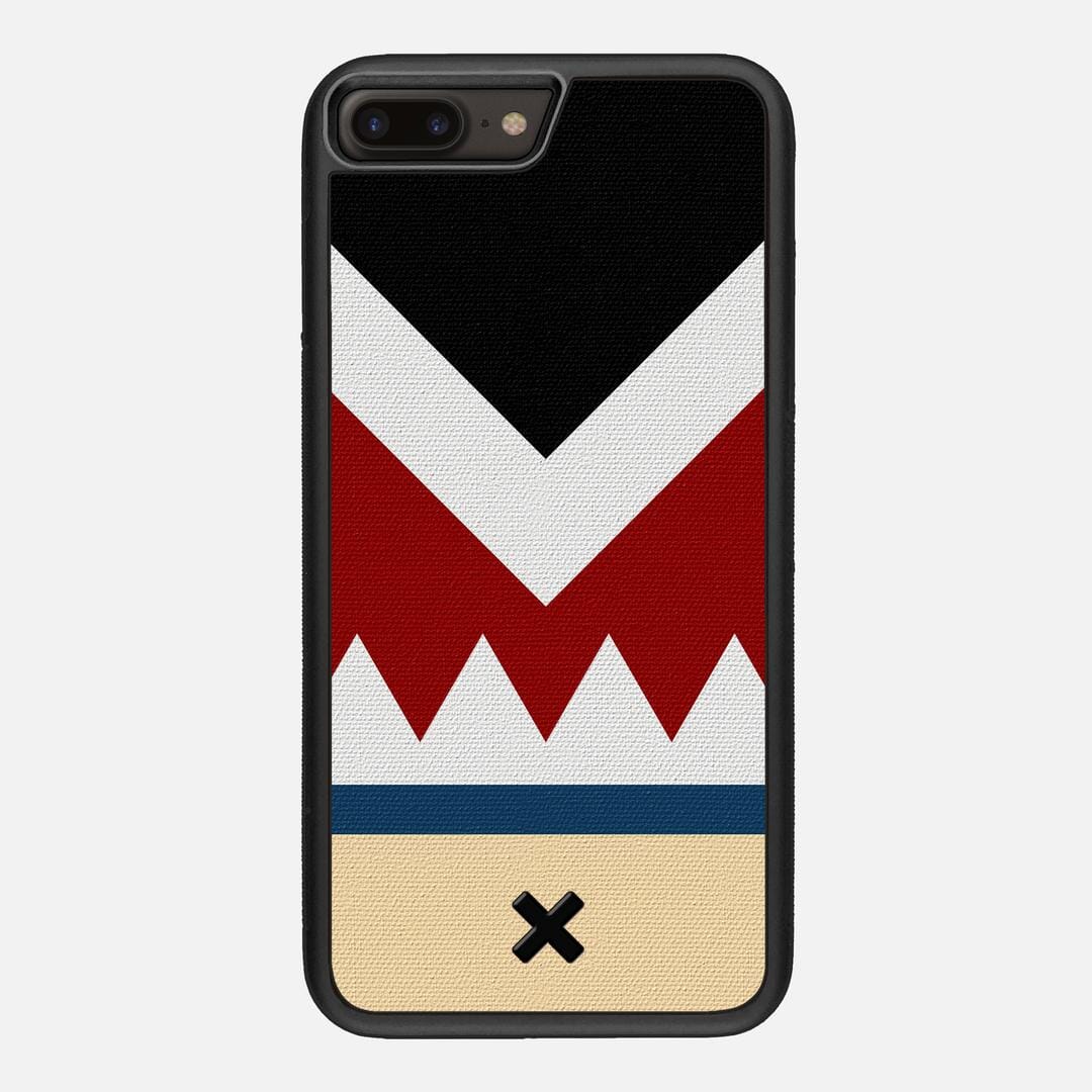 Cove Case for the Apple iPhone 8 Plus featuring a UV Printed Cotton Canvas backer with the Keyway X Mark#Phone Model_iPhone 8 Plus