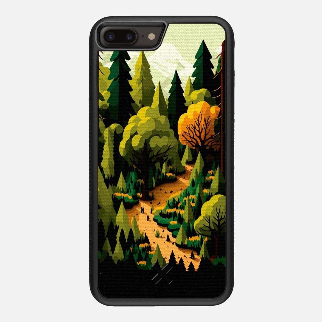 Evergreen Case for the Apple iPhone 8 Plus featuring a UV Printed Cotton Canvas backer with the Keyway X Mark#Phone Model_iPhone 8 Plus