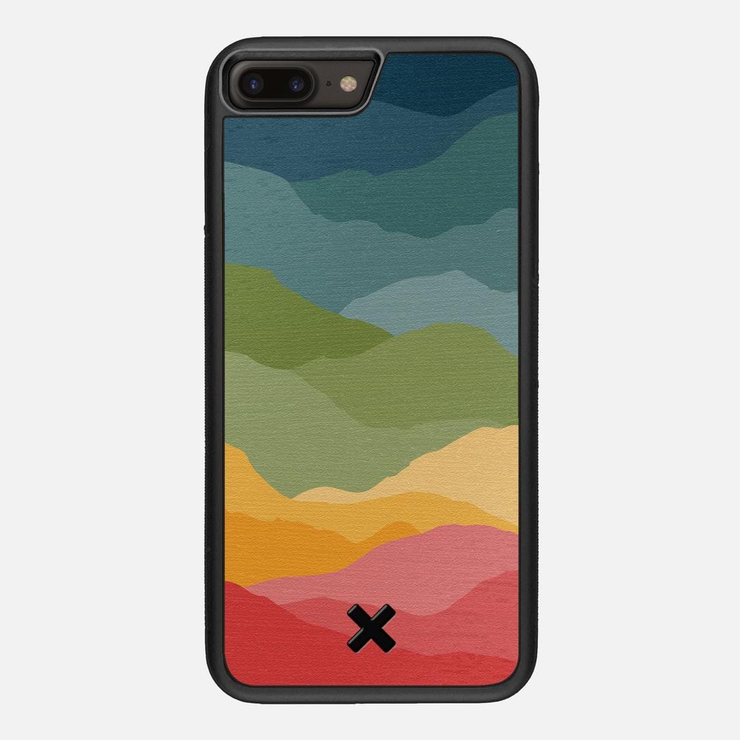 Gamut Case for the Apple iPhone 8 Plus featuring a UV Printed Wenge Wood backer with the Keyway X Mark#Phone Model_iPhone 8 Plus