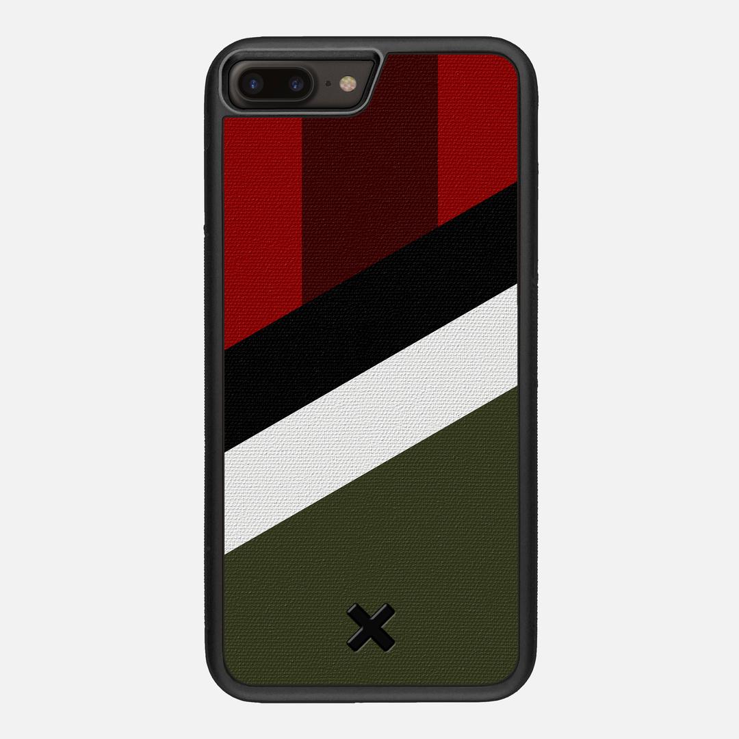 Highland Case for the Apple iPhone 8 Plus featuring a UV Printed Cotton Canvas backer with the Keyway X Mark#Phone Model_iPhone 8 Plus