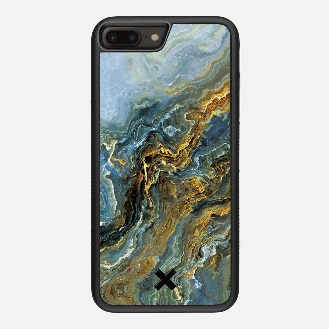 Indigo Case for the Apple iPhone 8 Plus featuring a UV Printed Wenge Wood backer with the Keyway X Mark#Phone Model_iPhone 8 Plus