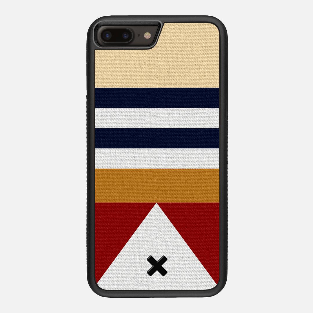 Lodge Case for the Apple iPhone 8 Plus featuring a UV Printed Cotton Canvas backer with the Keyway X Mark#Phone Model_iPhone 8 Plus
