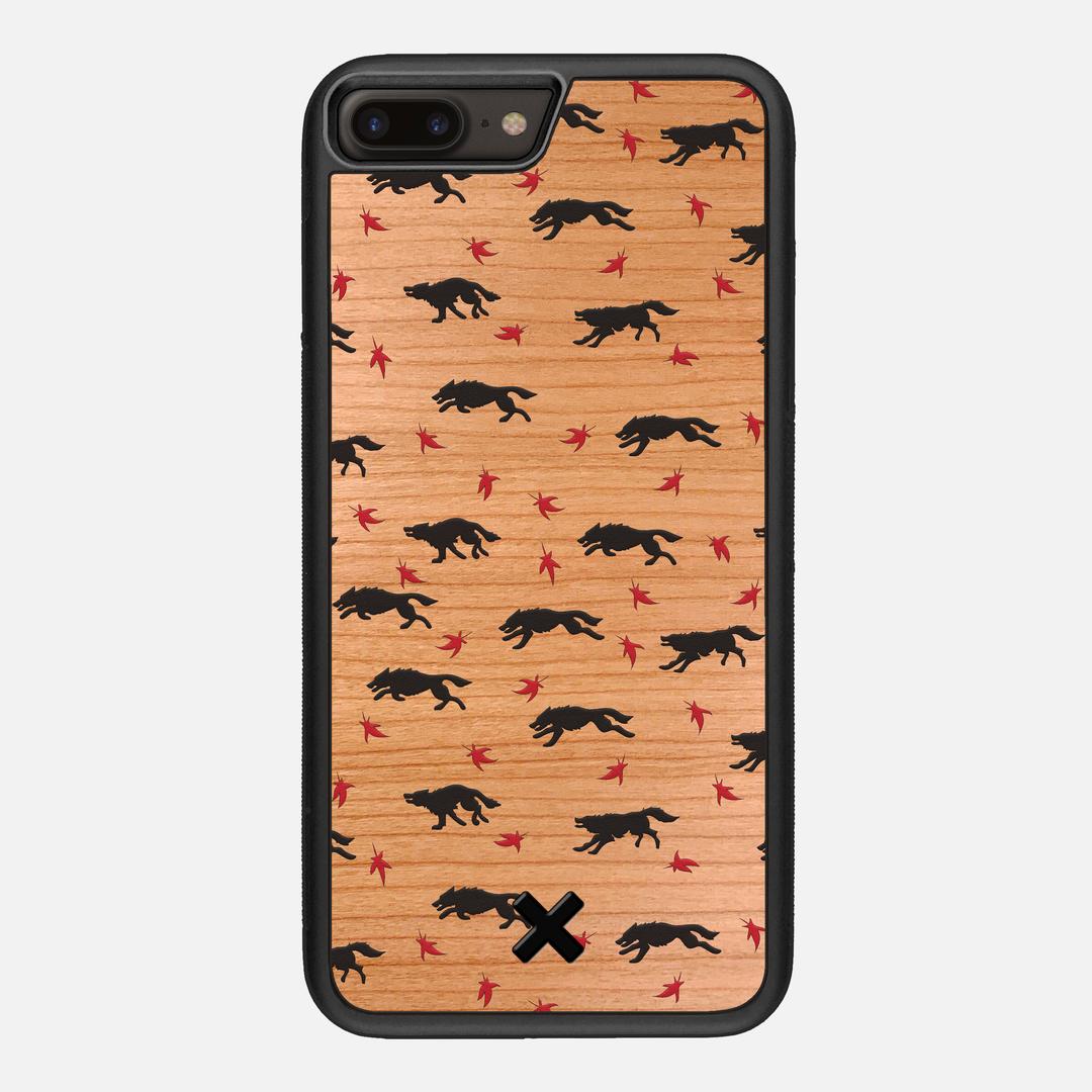Lupine Case for the Apple iPhone 8 Plus featuring a UV Printed Cherry Wood backer with the Keyway X Mark#Phone Model_iPhone 8 Plus