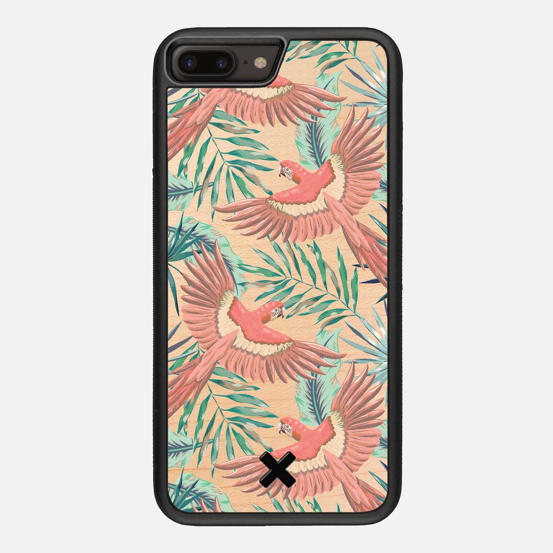 Paradise Case for the Apple iPhone 8 Plus featuring a UV Printed Maple Wood backer with the Keyway X Mark#Phone Model_iPhone 8 Plus