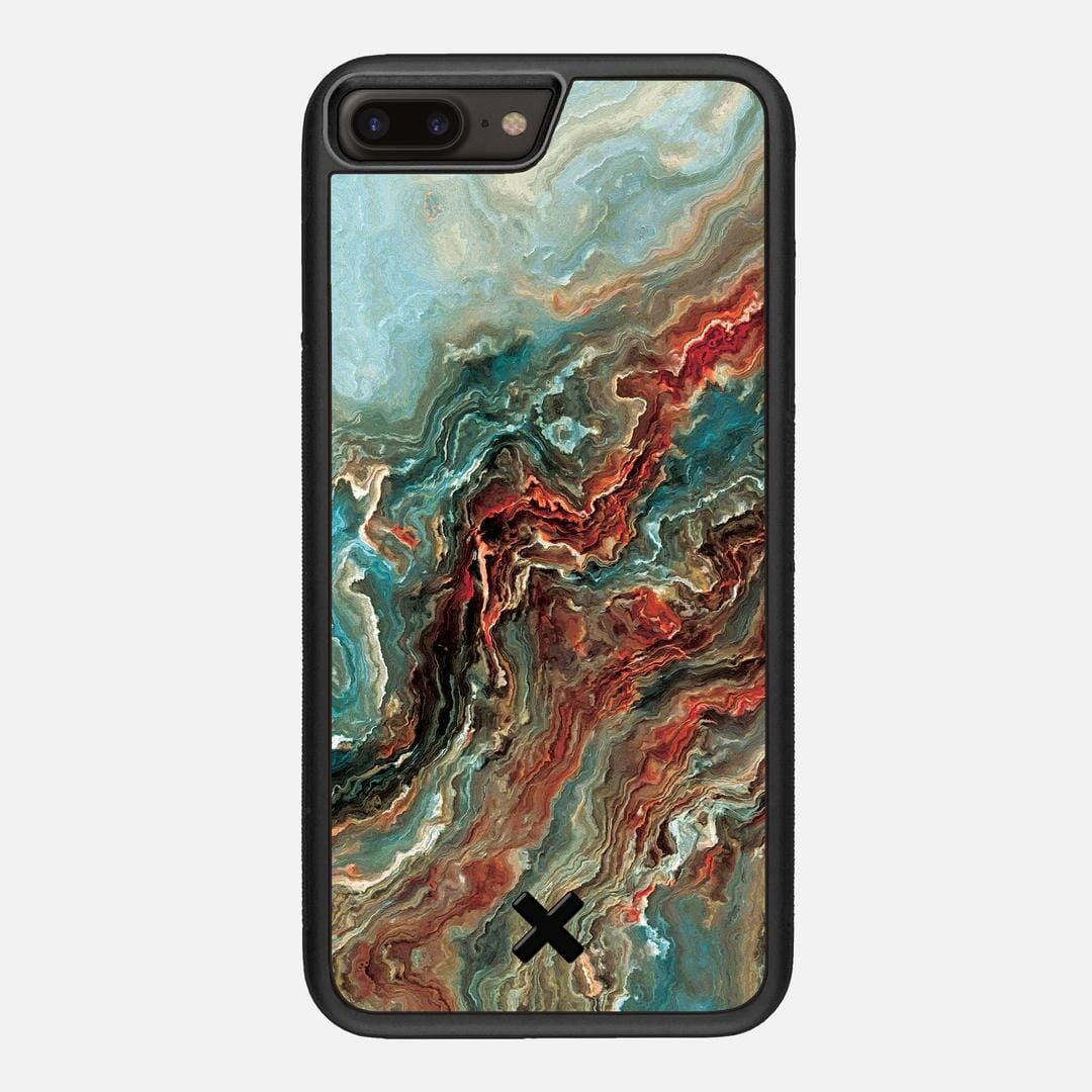 Verona Case for the Apple iPhone 8 Plus featuring a UV Printed Wenge Wood backer with the Keyway X Mark#Phone Model_iPhone 8 Plus