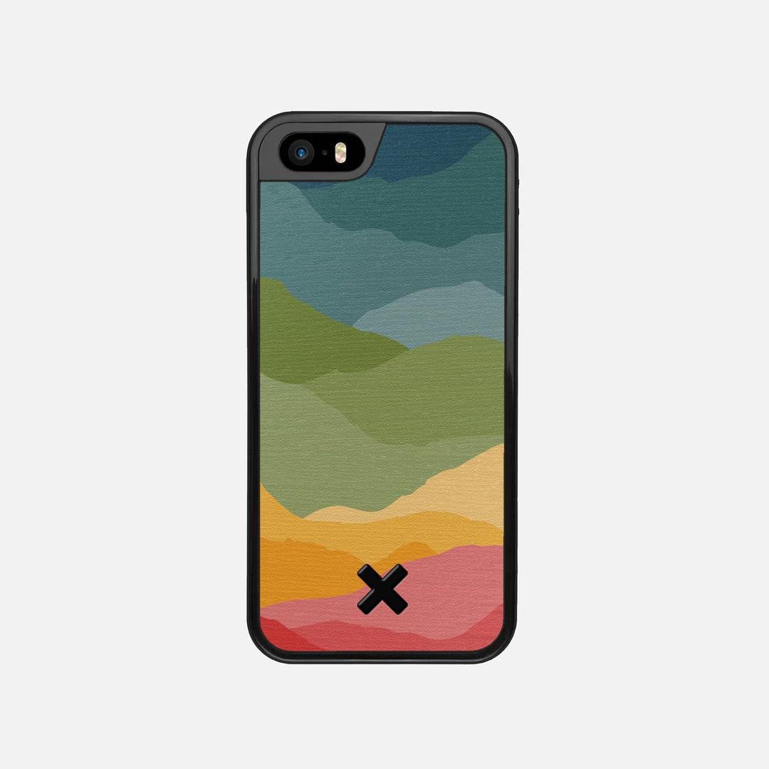 Gamut Case for the Apple iPhone SE (2016) featuring a UV Printed Wenge Wood backer with the Keyway X Mark#Phone Model_iPhone SE (2016)
