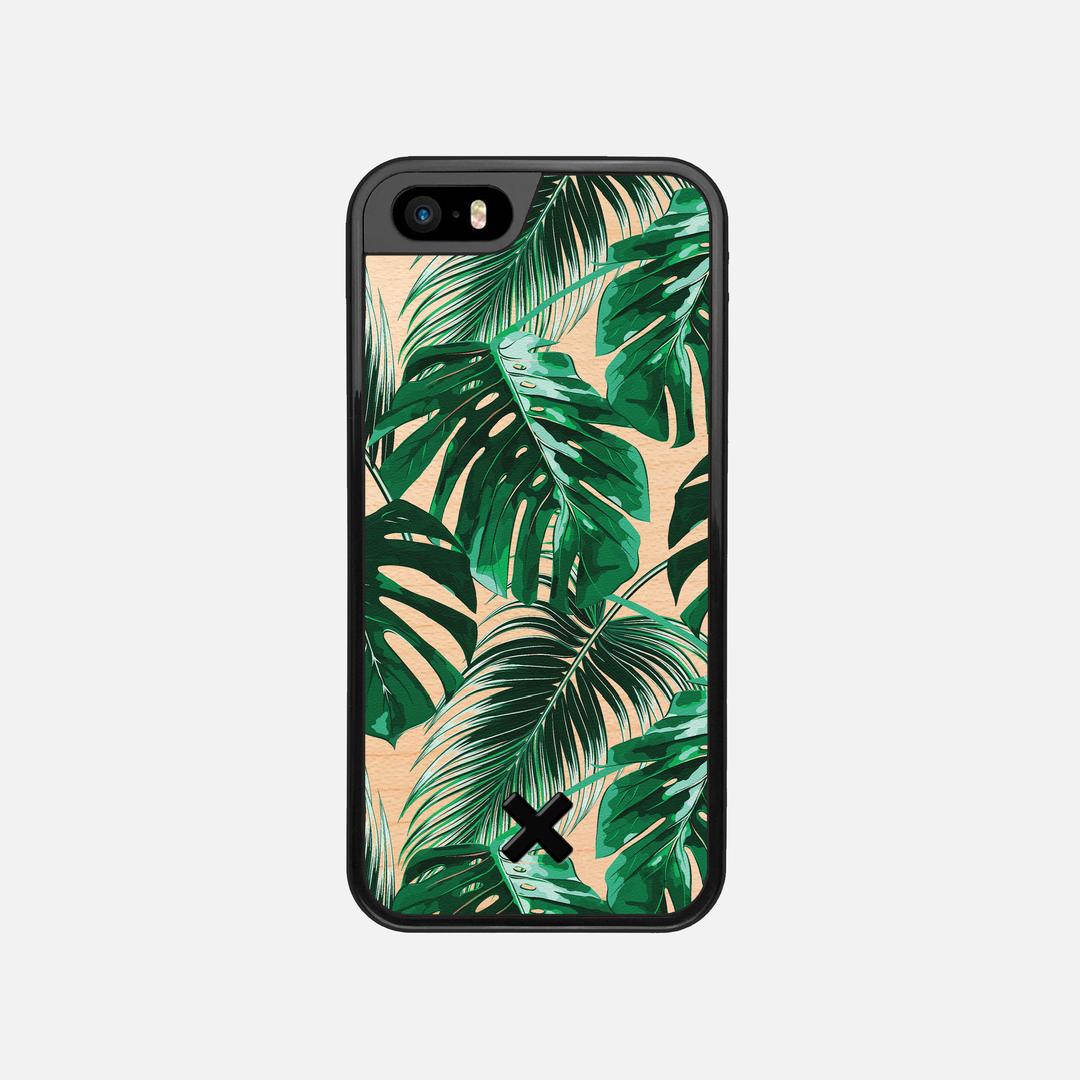 Palm Case for the Apple iPhone SE (2016) featuring a UV Printed Maple Wood backer with the Keyway X Mark#Phone Model_iPhone SE (2016)
