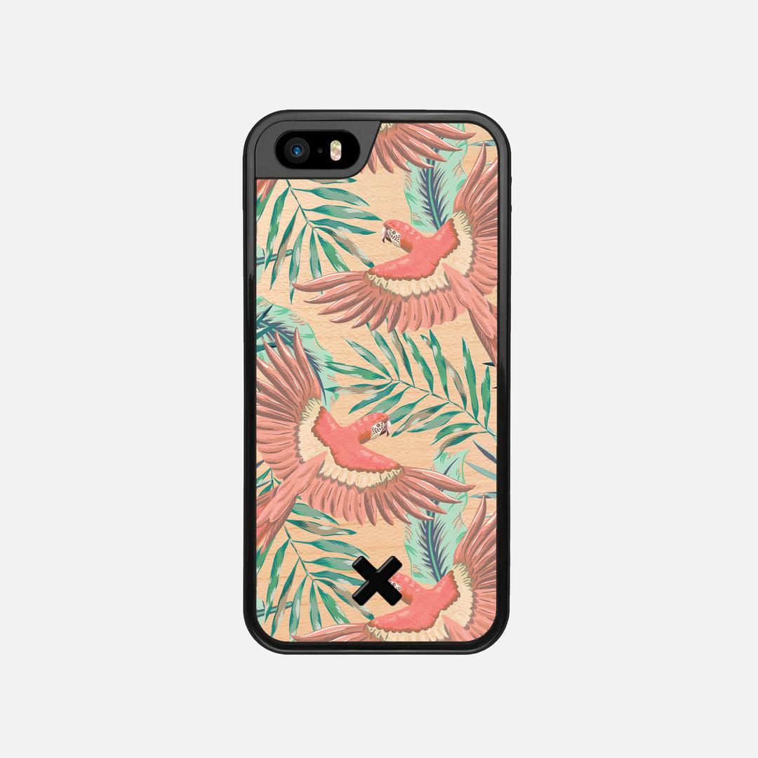 Paradise Case for the Apple iPhone SE (2016) featuring a UV Printed Maple Wood backer with the Keyway X Mark#Phone Model_iPhone SE (2016)