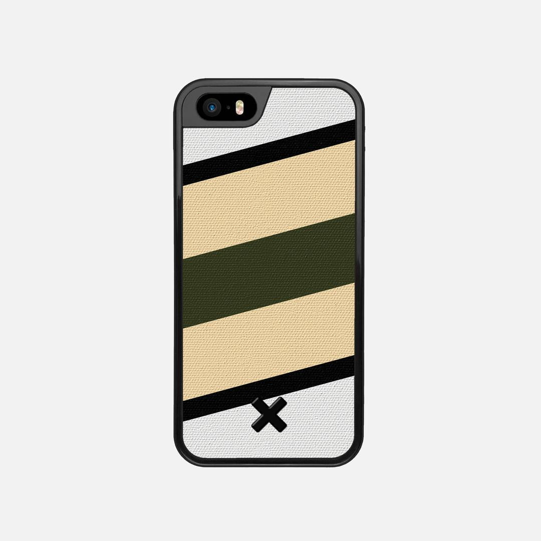 Ridge Case for the Apple iPhone SE (2016) featuring a UV Printed Cotton Canvas backer with the Keyway X Mark#Phone Model_iPhone SE (2016)