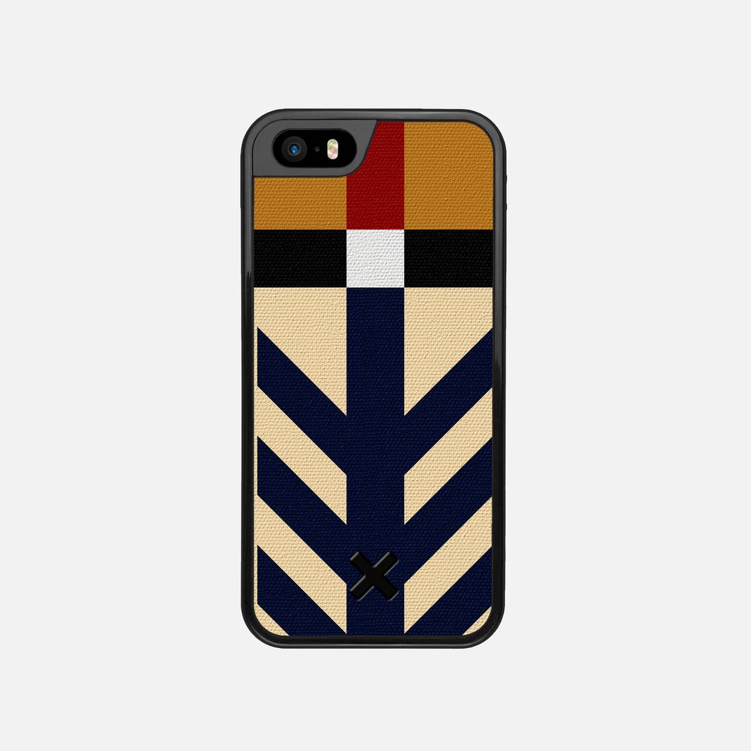 Trail Case for the Apple iPhone SE (2016) featuring a UV Printed Cotton Canvas backer with the Keyway X Mark#Phone Model_iPhone SE (2016)