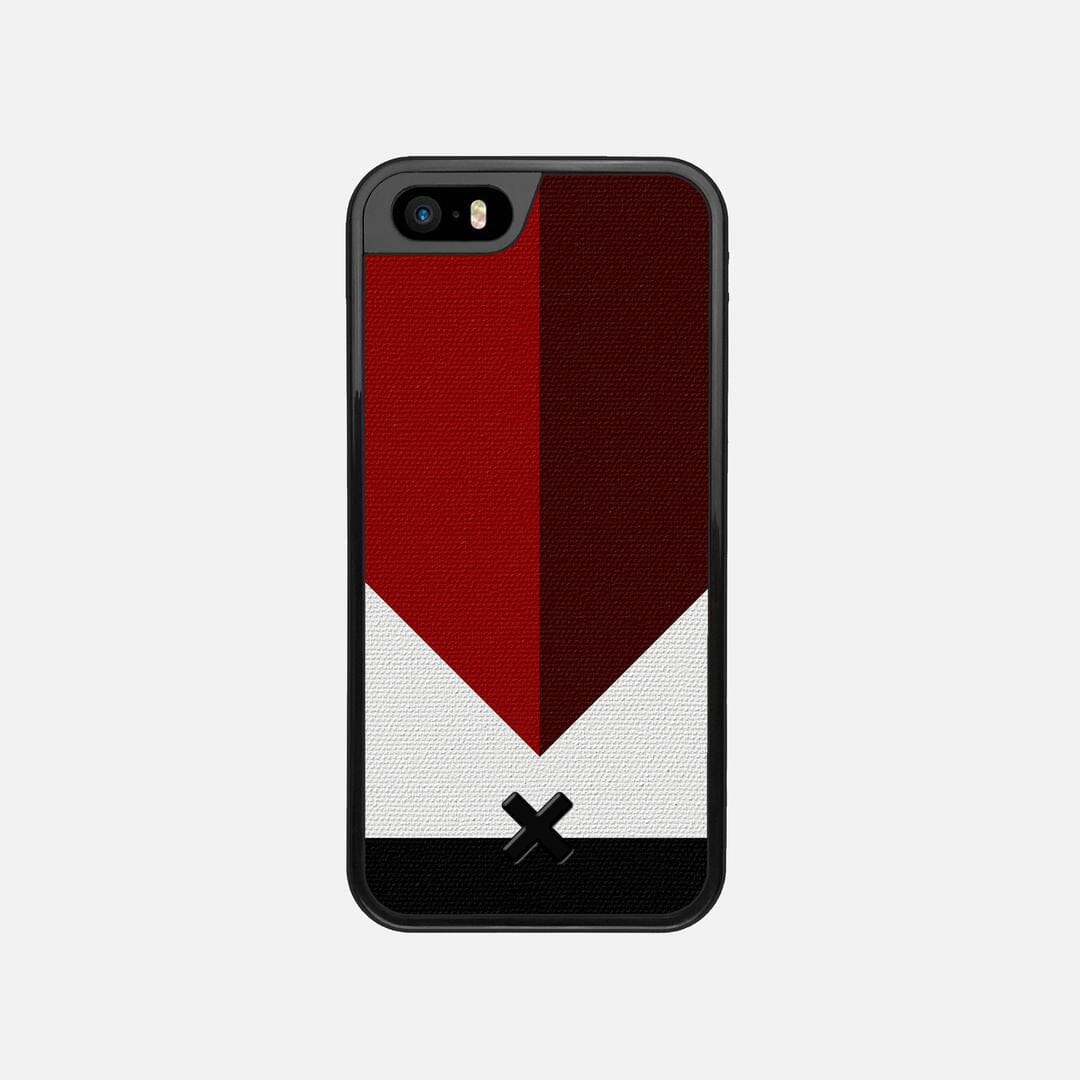 Valley Case for the Apple iPhone SE (2016) featuring a UV Printed Cotton Canvas backer with the Keyway X Mark#Phone Model_iPhone SE (2016)