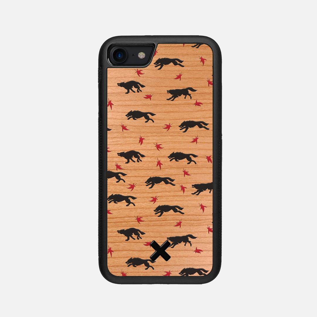 Lupine Case for the Apple iPhone SE (2020) featuring a UV Printed Cherry Wood backer with the Keyway X Mark#Phone Model_iPhone SE (2020)
