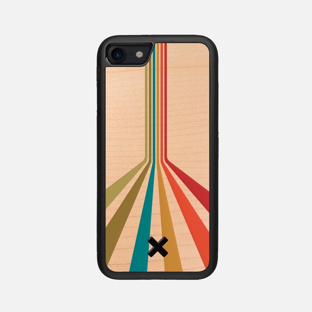 Beam Case for the Apple iPhone SE (2022) featuring a UV Printed Maple Wood backer with the Keyway X Mark#Phone Model_iPhone SE (2022)