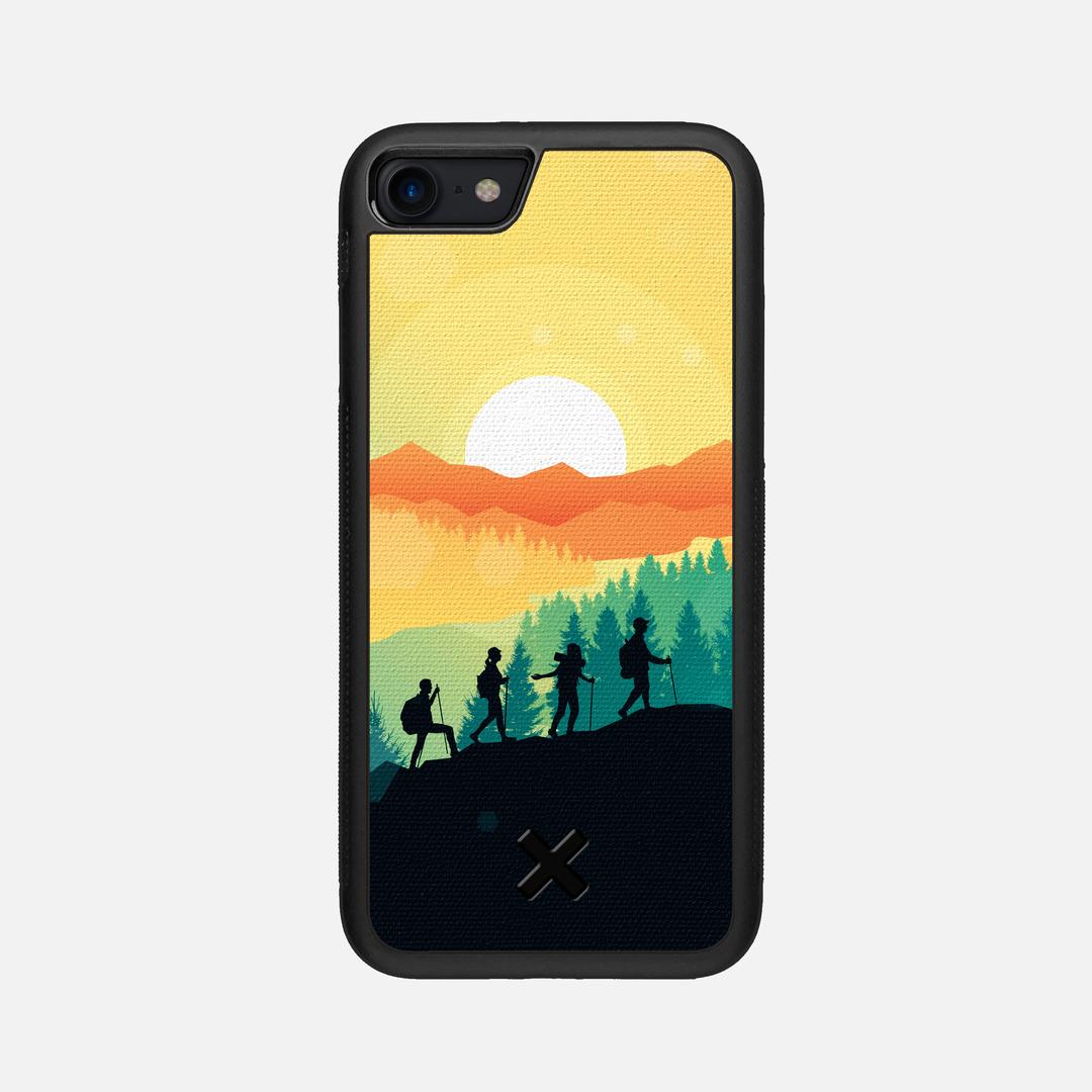 Expedition Case for the Apple iPhone SE (2022) featuring a UV Printed Cotton Canvas backer with the Keyway X Mark#Phone Model_iPhone SE (2022)