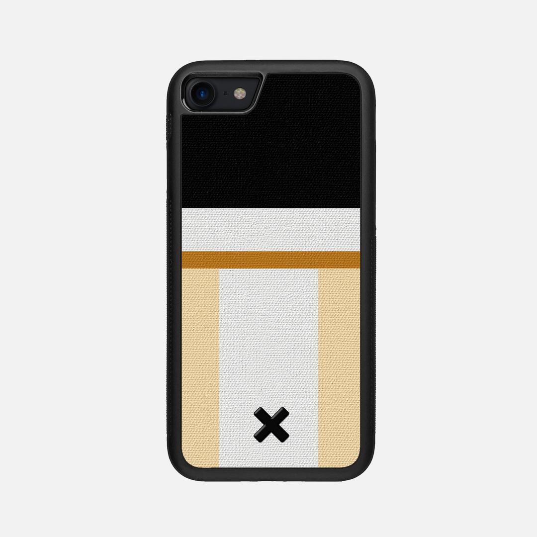 Isle Case for the Apple iPhone SE (2022) featuring a UV Printed Cotton Canvas backer with the Keyway X Mark#Phone Model_iPhone SE (2022)