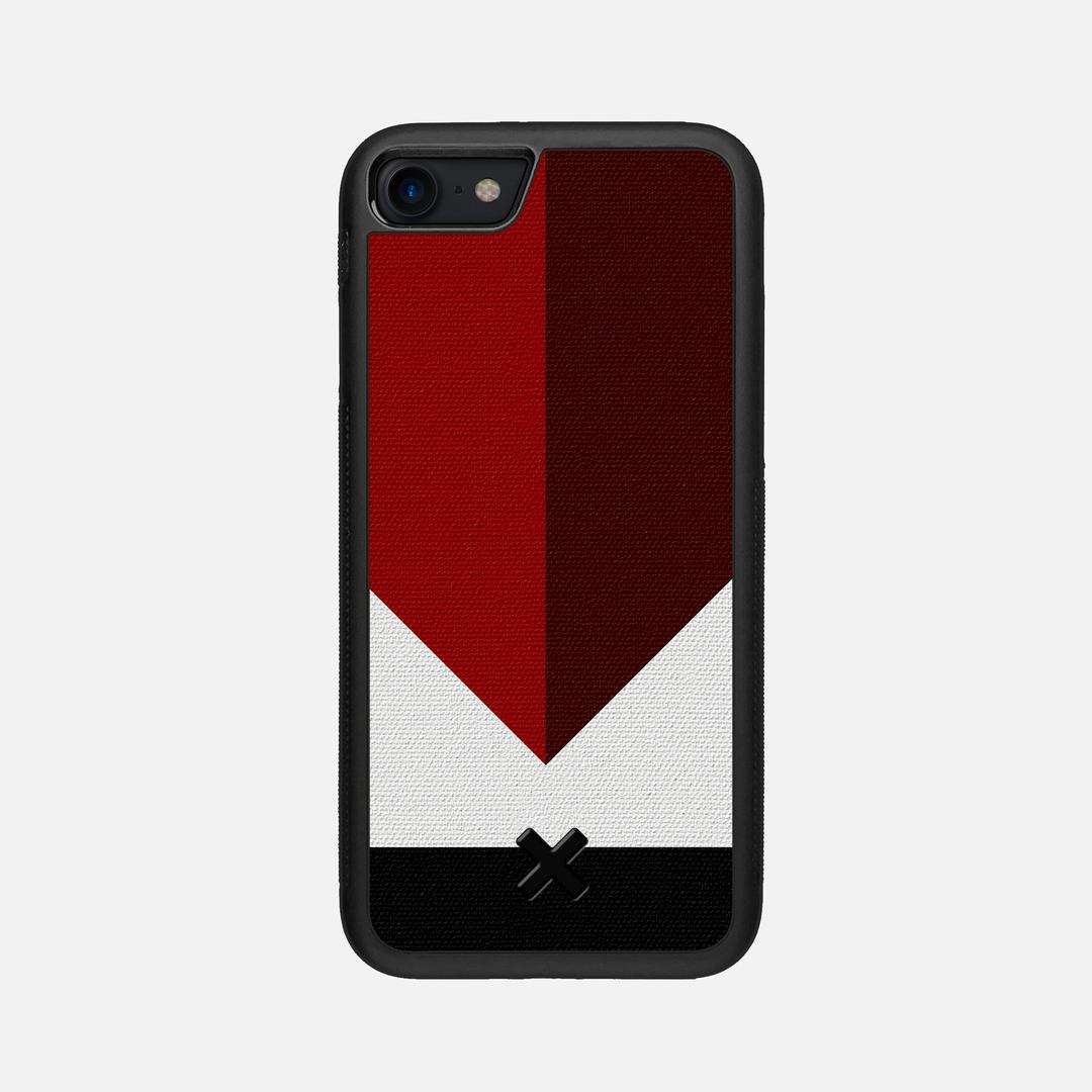 Valley Case for the Apple iPhone SE (2022) featuring a UV Printed Cotton Canvas backer with the Keyway X Mark#Phone Model_iPhone SE (2022)