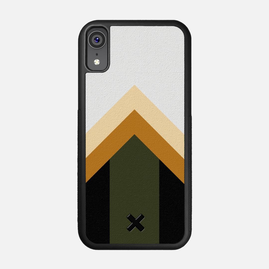 Ascent Case for the Apple iPhone XR featuring a UV Printed Cotton Canvas backer with the Keyway X Mark#Phone Model_iPhone XR