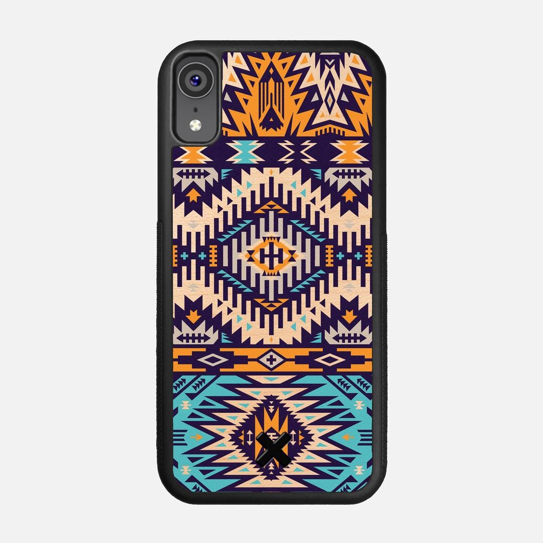 Aztec Case for the Apple iPhone XR featuring a UV Printed Maple Wood backer with the Keyway X Mark#Phone Model_iPhone XR