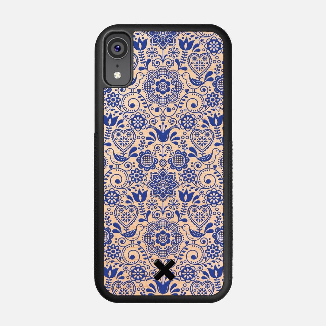 Bloom Case for the Apple iPhone XR featuring a UV Printed Maple Wood backer with the Keyway X Mark#Phone Model_iPhone XR