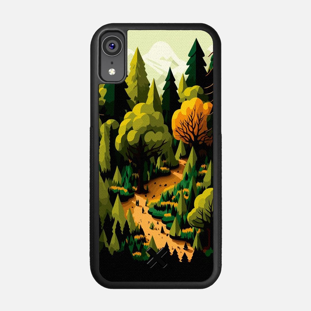 Evergreen Case for the Apple iPhone XR featuring a UV Printed Cotton Canvas backer with the Keyway X Mark#Phone Model_iPhone XR