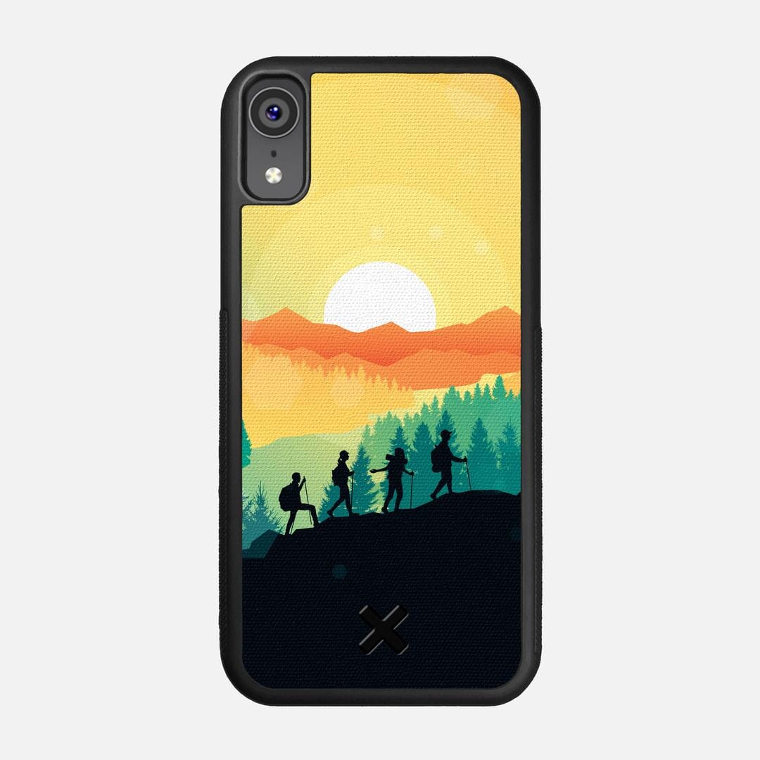 Expedition Case for the Apple iPhone XR featuring a UV Printed Cotton Canvas backer with the Keyway X Mark#Phone Model_iPhone XR