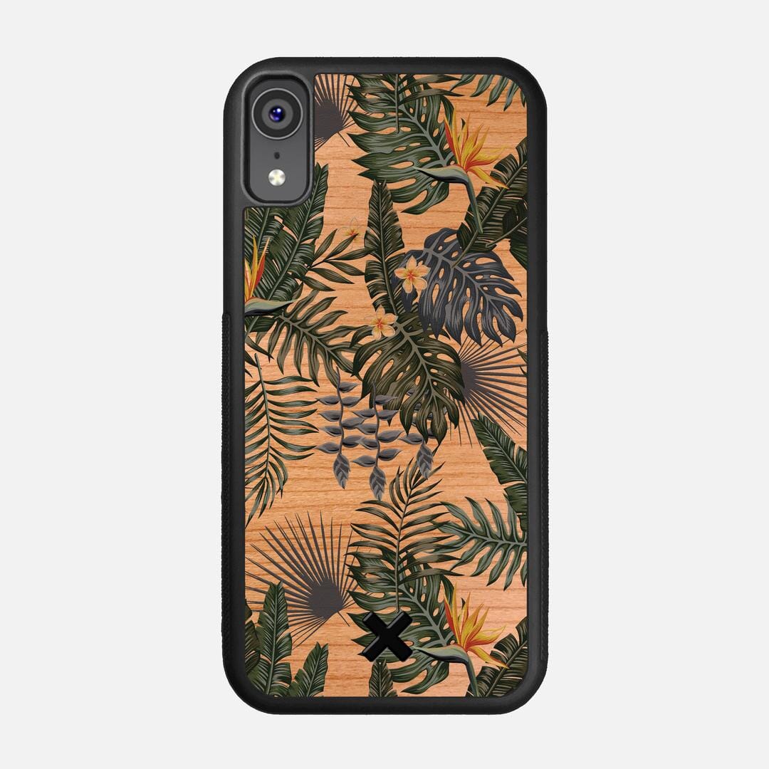 Flora Case for the Apple iPhone XR featuring a UV Printed Cherry Wood backer with the Keyway X Mark#Phone Model_iPhone XR
