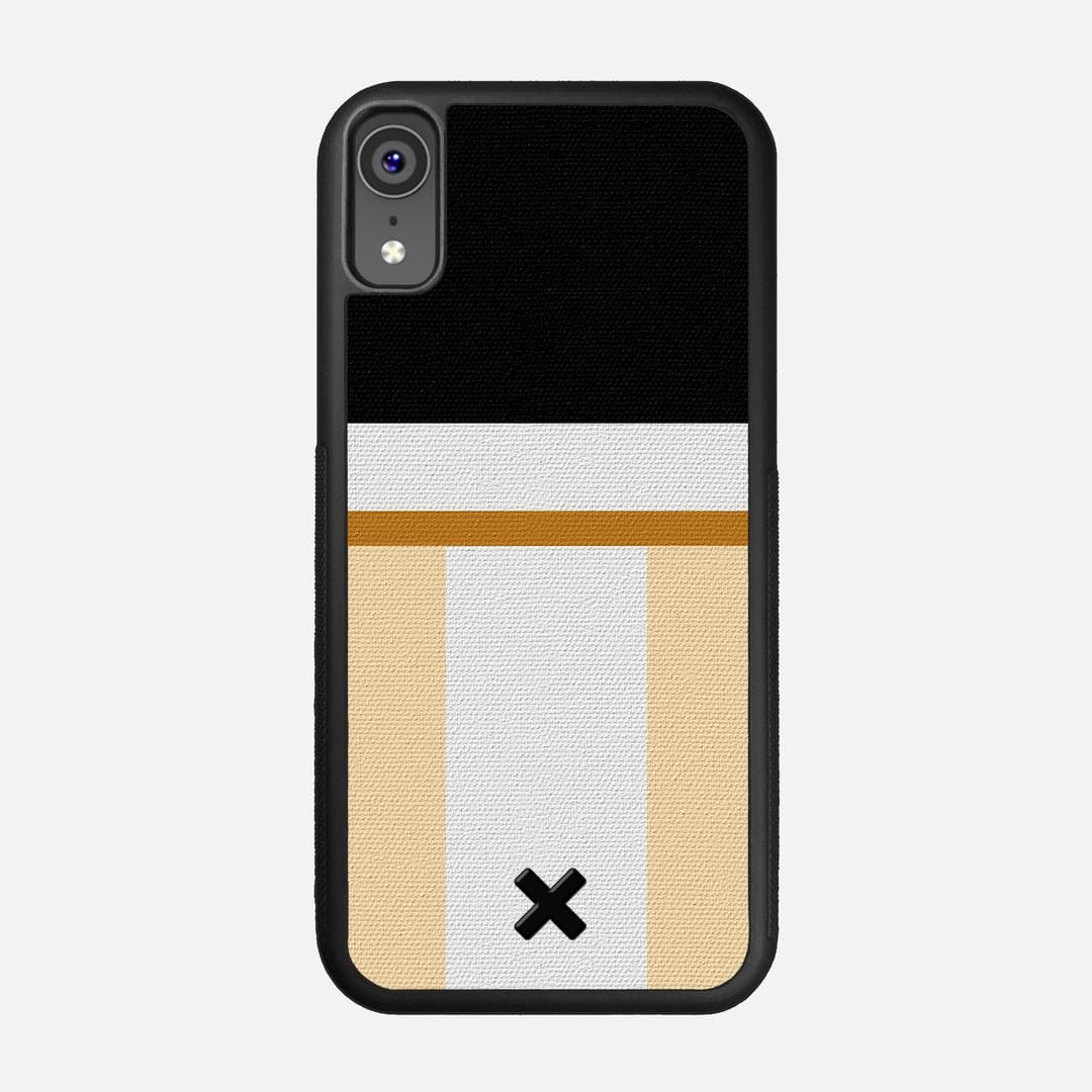 Isle Case for the Apple iPhone XR featuring a UV Printed Cotton Canvas backer with the Keyway X Mark#Phone Model_iPhone XR