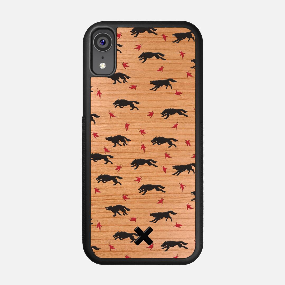 Lupine Case for the Apple iPhone XR featuring a UV Printed Cherry Wood backer with the Keyway X Mark#Phone Model_iPhone XR