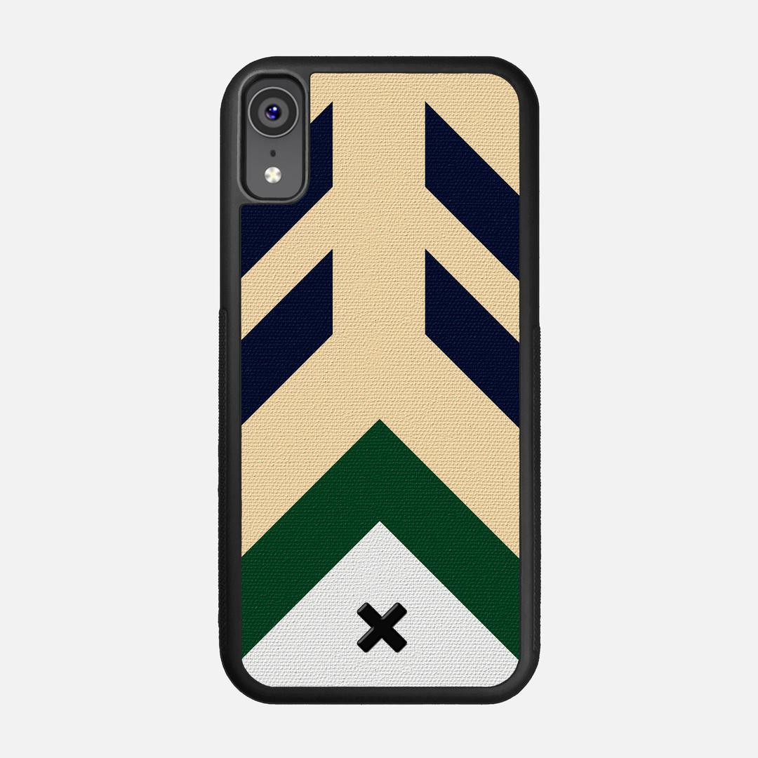 Passage Case for the Apple iPhone XR featuring a UV Printed Cotton Canvas backer with the Keyway X Mark#Phone Model_iPhone XR