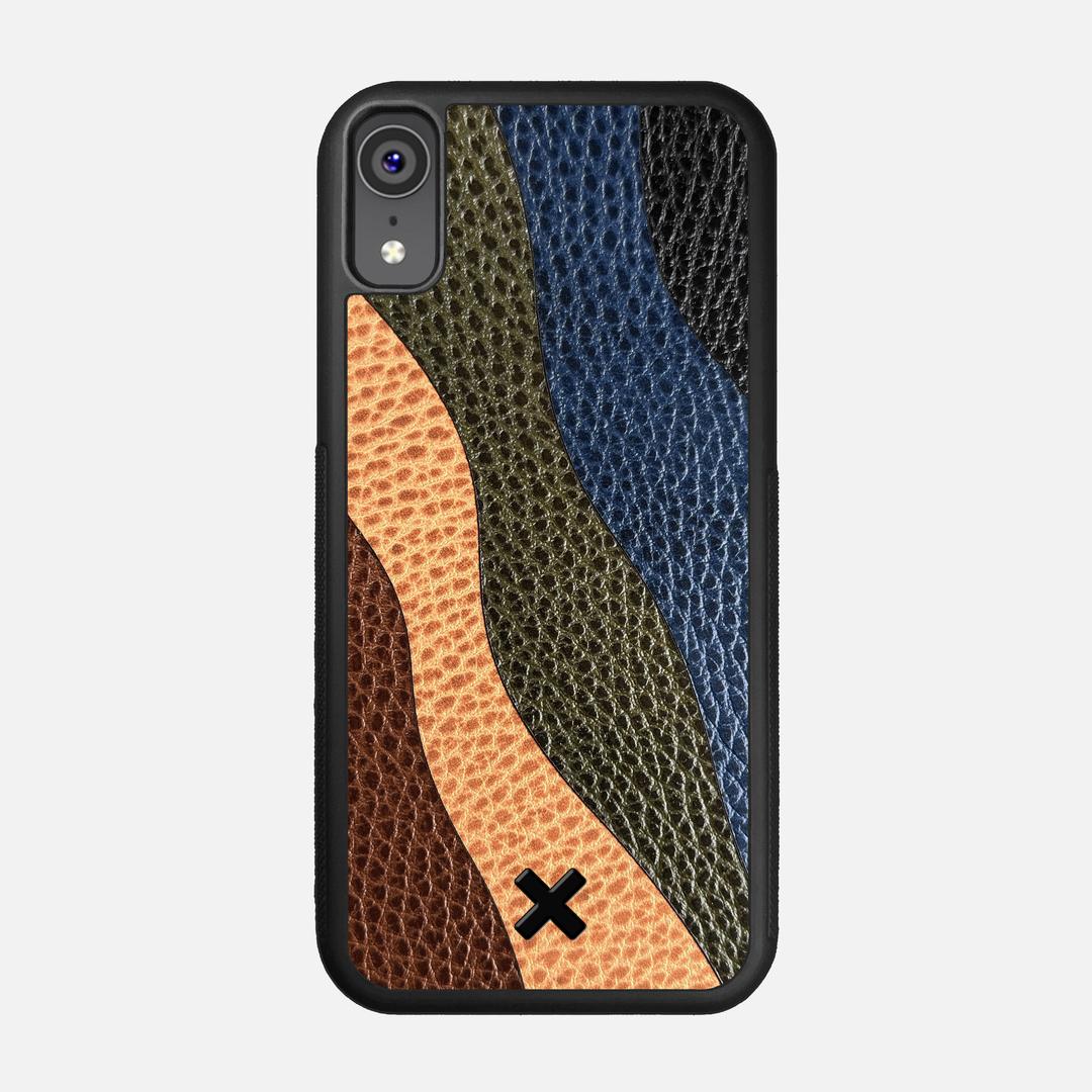 Sable Leather Case for the Apple iPhone XR featuring a Genuine Leather backer with the Keyway X Mark#Phone Model_iPhone XR