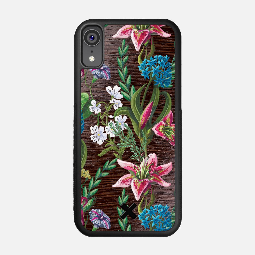 Stargazer Case for the Apple iPhone XR featuring a UV Printed Wenge Wood backer with the Keyway X Mark#Phone Model_iPhone XR